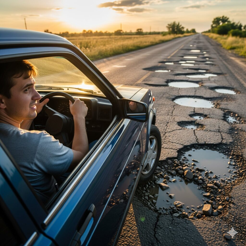 গর্তে ভরা রাস্তা নিয়ে জনস্বার্থ মামলা: হাইকোর্টে উঠল নাগরিক নিরাপত্তার প্রশ্ন