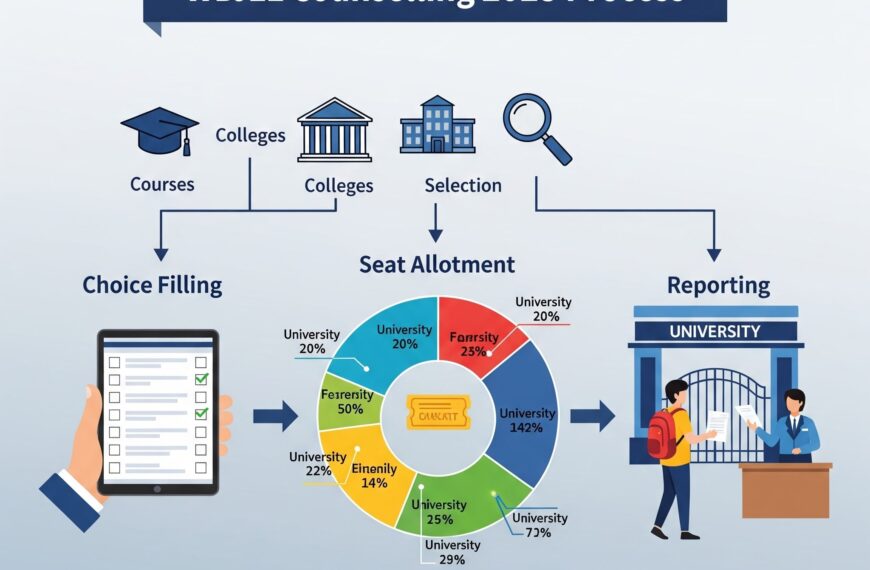 WBJEE Counselling 2025: Choice Filling सीट अलॉटमेंट से रिपोर्टिंग – एक नज़र में पूरा प्रोसेस