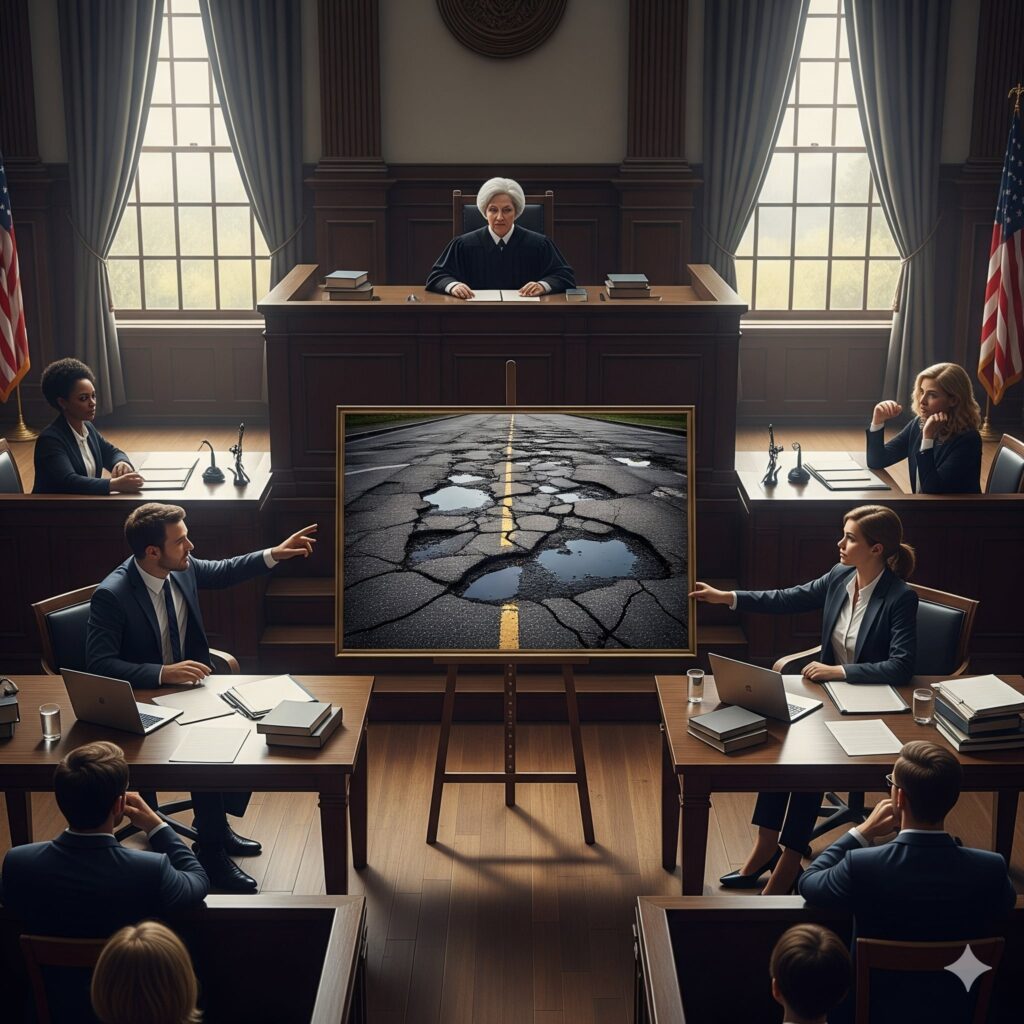 গর্তে ভরা রাস্তা নিয়ে জনস্বার্থ মামলা: হাইকোর্টে উঠল নাগরিক নিরাপত্তার প্রশ্ন