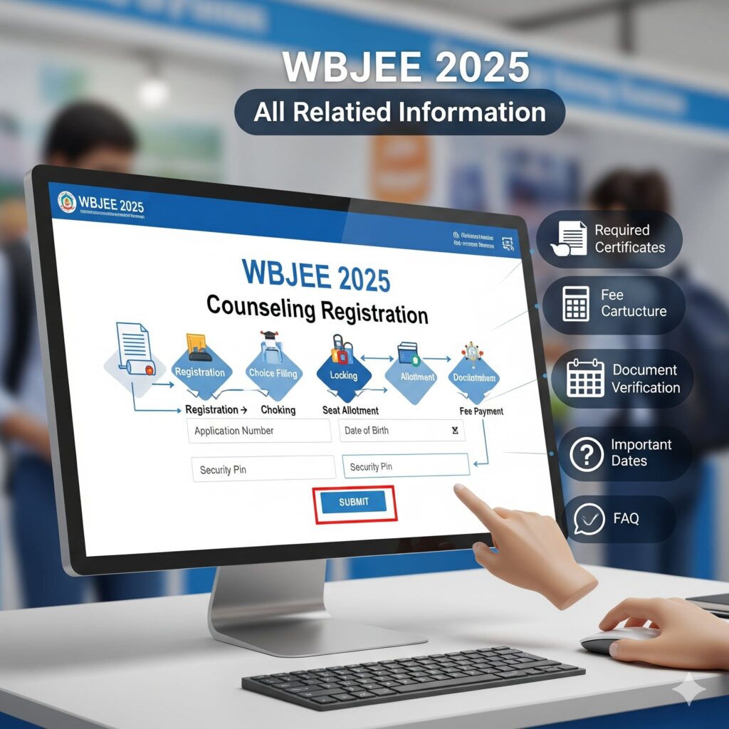 WBJEE 2025 কাউন্সেলিং রেজিস্ট্রেশন কাল থেকে শুরু – জেনেনিন সমস্ত তথ্য