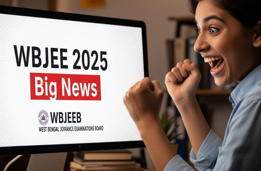 মপ-আপ রাউন্ড নিয়ে ধোঁয়াশা! WBJEE 2025 প্রার্থীদের জন্য বড় খবর