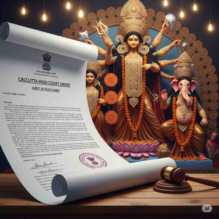 কলকাতা হাইকোর্টের নির্দেশ: দুর্গাপুজো কমিটির অনুদান খরচের হিসাব দিতে হবে রাজ্য সরকারকে