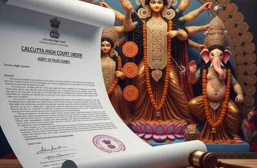 কলকাতা হাইকোর্টের নির্দেশ: দুর্গাপুজো কমিটির অনুদান খরচের হিসাব দিতে হবে রাজ্য সরকারকে