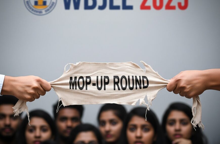 কাউন্সেলিং প্রক্রিয়ায় নতুন মোড়: WBJEE 2025 মপ-আপ রাউন্ড নিয়ে বিতর্ক