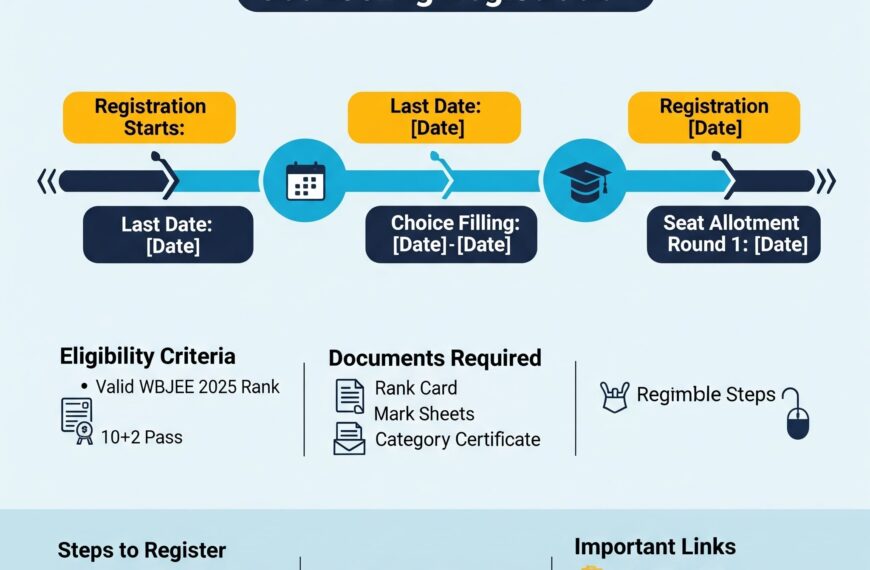 WBJEE 2025 কাউন্সেলিং রেজিস্ট্রেশন কাল থেকে শুরু – জেনেনিন সমস্ত তথ্য