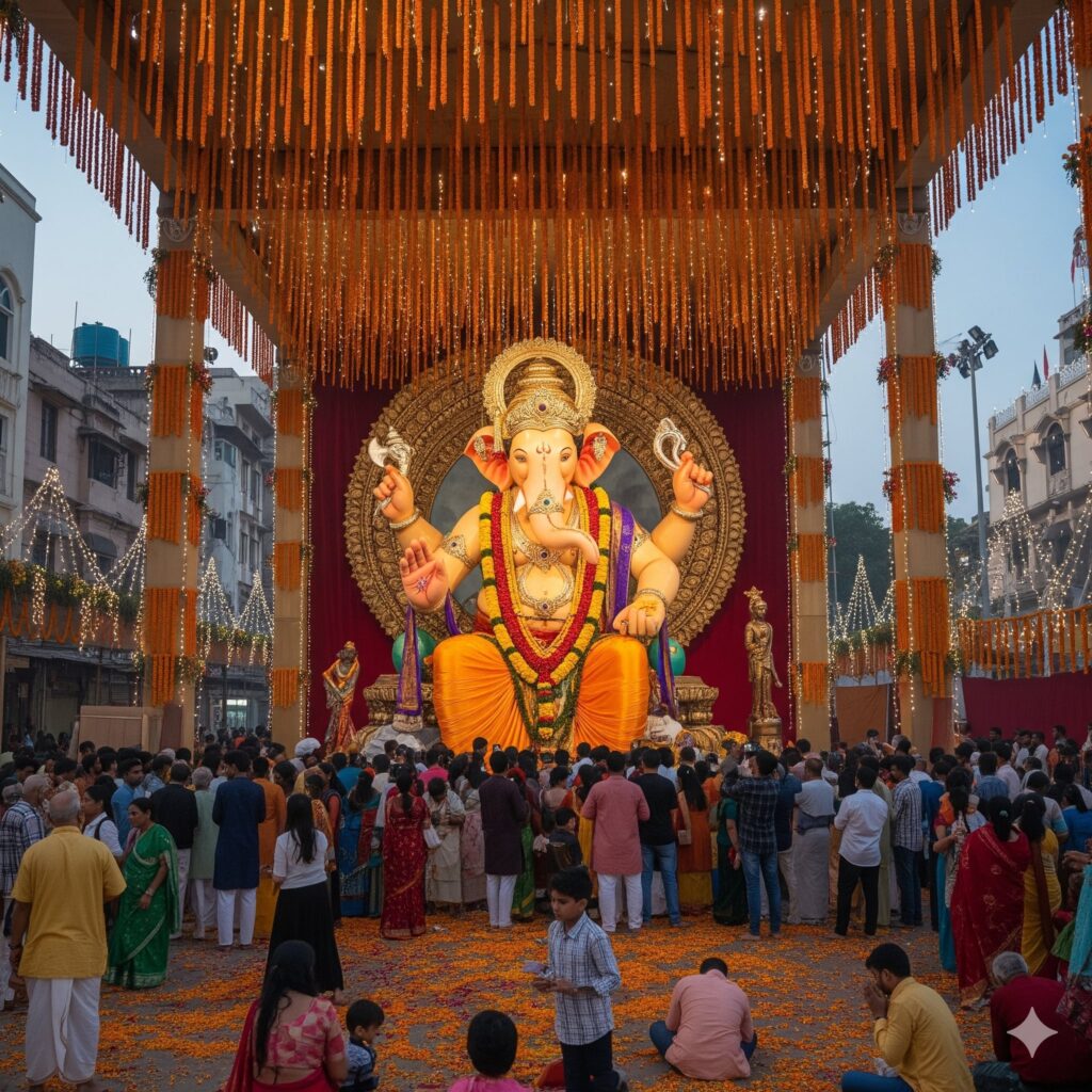 2025 সালে কলকাতা কোথায় কোথায় হচ্ছে সবচেয়ে বড় গণেশ প্যান্ডেল