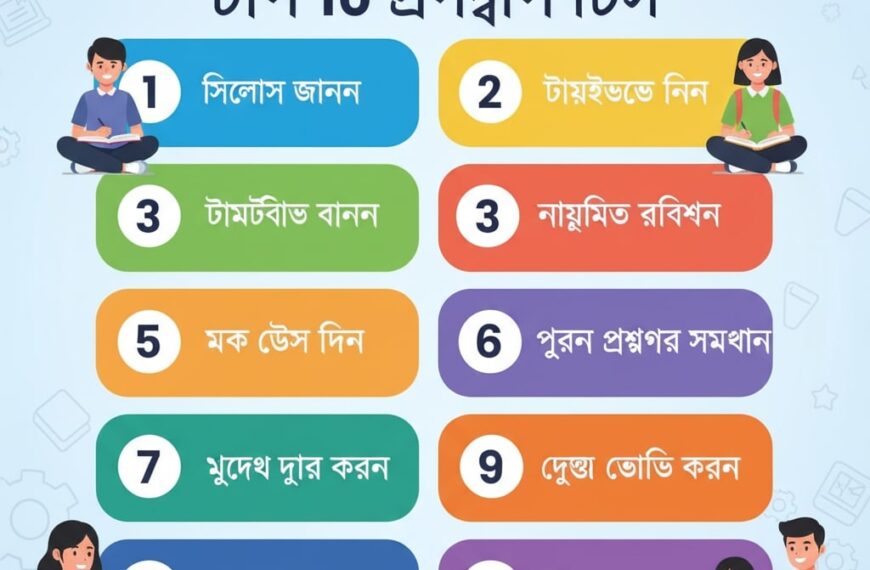 JENPAS 2025 পরীক্ষার্থীদের জন্য টপ ১০ প্রস্তুতি টিপস