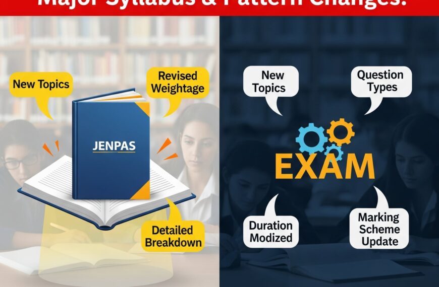 JENPAS 2025 সিলেবাস ও এক্সাম প্যাটার্নে বড় পরিবর্তন – শিক্ষার্থীদের জন্য জরুরি খবর