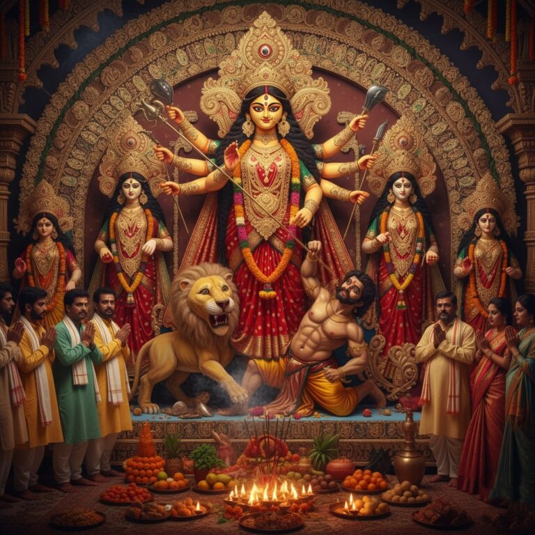 আজ অষ্টমীতে মা দুর্গার আশীর্বাদ পাওয়ার জন্য করণীয়