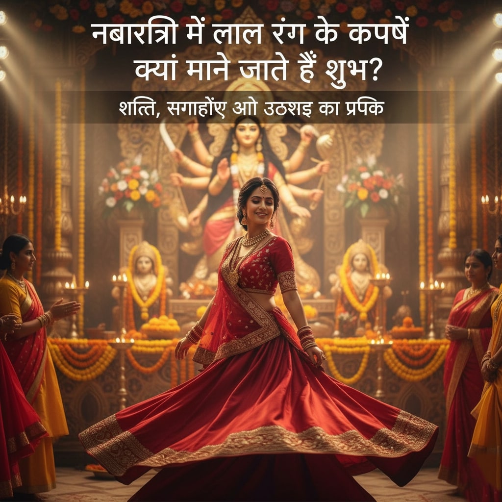 नवरात्रि में लाल रंग के कपड़े क्यों माने जाते हैं शुभ?
