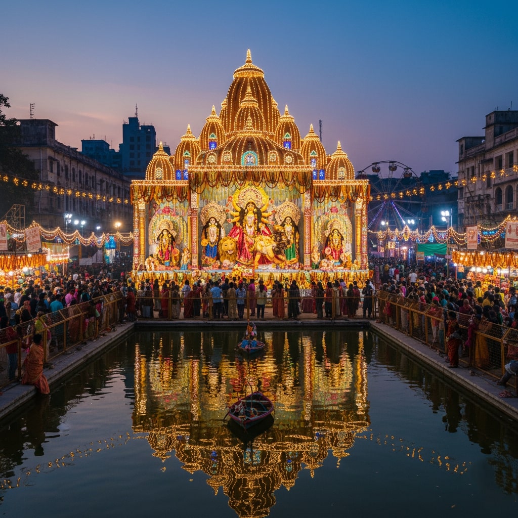 কলেজ স্কোয়ার দুর্গাপূজা আপনাকে দেবে অপূর্ব অভিজ্ঞতা