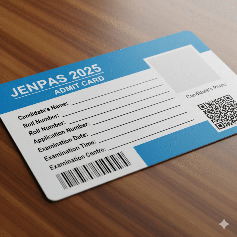 জেনপাস 2025 পরীক্ষার অ্যাডমিট কার্ড প্রকাশের তারিখ জানুন এখনই