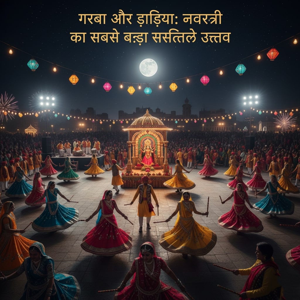 गरबा और डांडिया: नवरात्रि का सबसे बड़ा सांस्कृतिक उत्सव