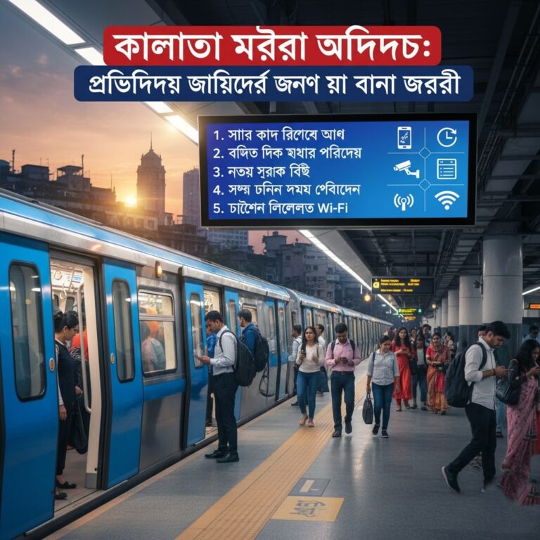 কলকাতা 2025 মেট্রো আপডেট: প্রতিদিনের যাত্রীদের জন্য যা জানা জরুরি