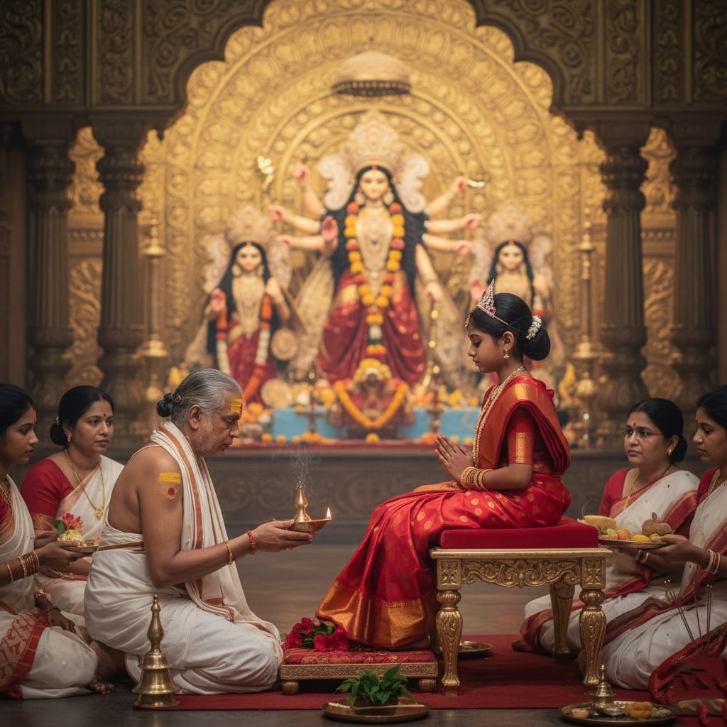 বেলুড় মঠে কুমারী পূজা 2025 – শুভ সময় ইতিহাস ও তাৎপর্য