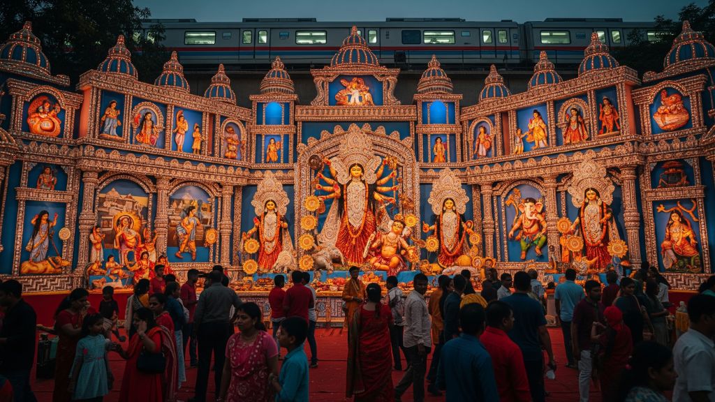 কলকাতা-দুর্গাপূজা-প্যান্ডেল