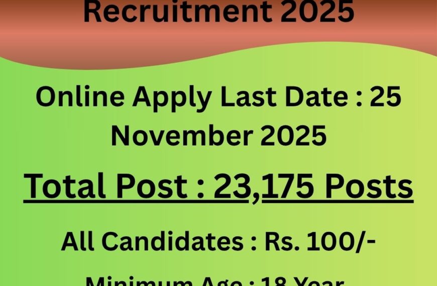 Bihar BSSC Inter Level Recruitment 2025 – 23,175 पदों पर ऑनलाइन आवेदन शुरू