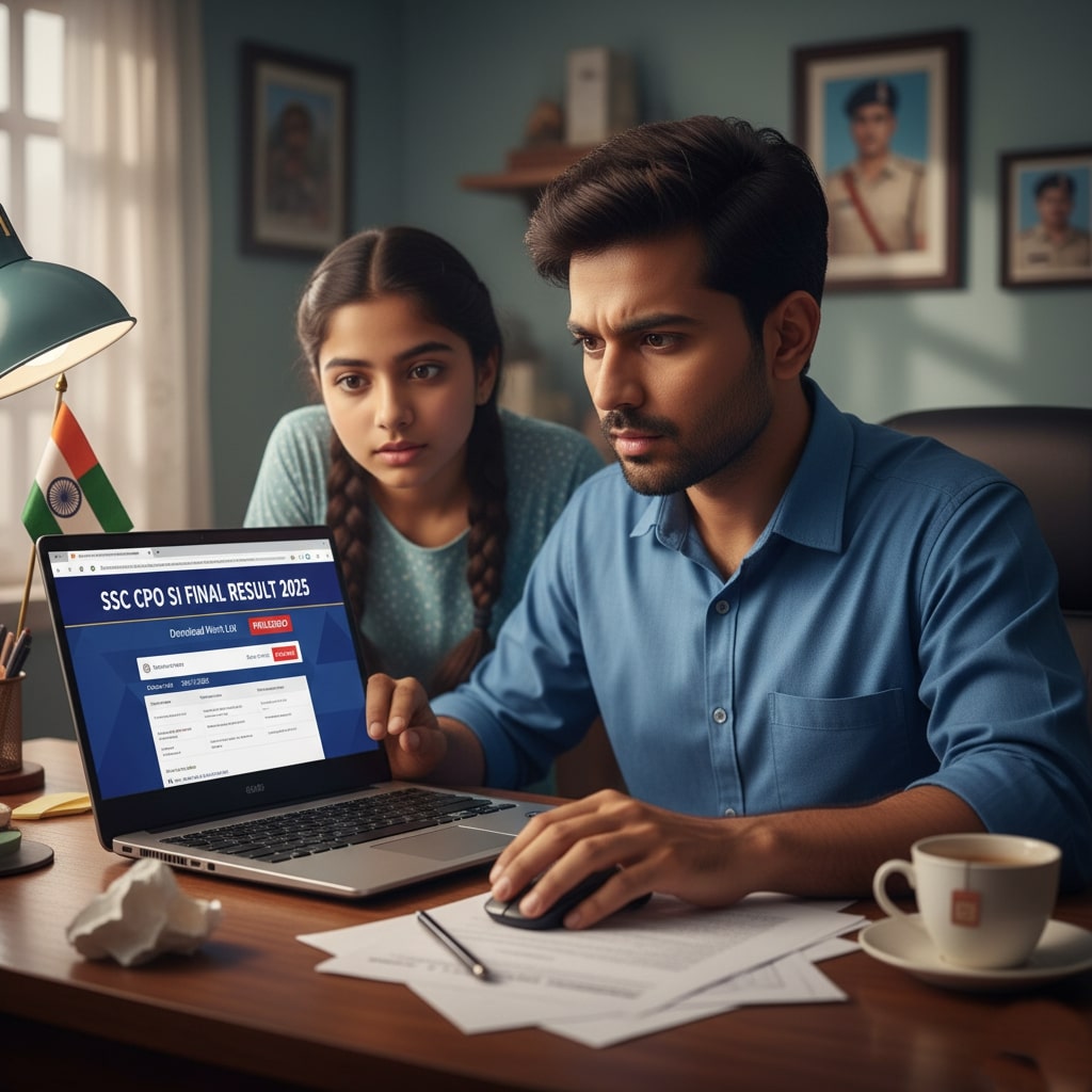 SSC CPO SI Final Result 2025 প্রকাশিত – এখনই দেখে নিন আপনার ফলাফল