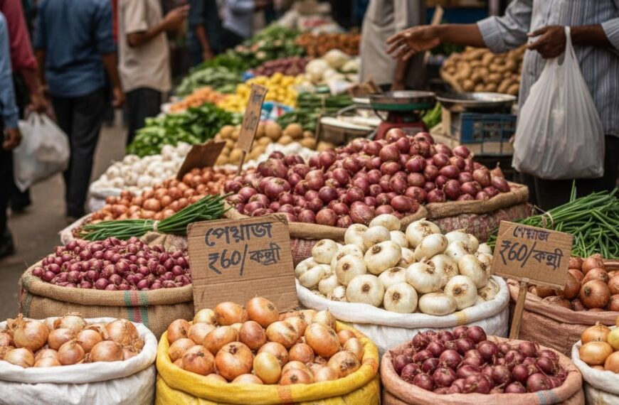 বাজারে পেঁয়াজের দাম হু-হু করে বাড়ছে