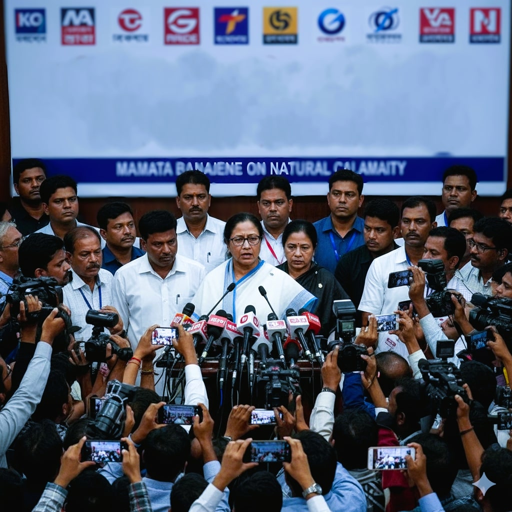 ‘প্রাকৃতিক নয় মানবিক অপরাধ’ মমতার বক্তব্যে তোলপাড় রাজ্য রাজনীতি