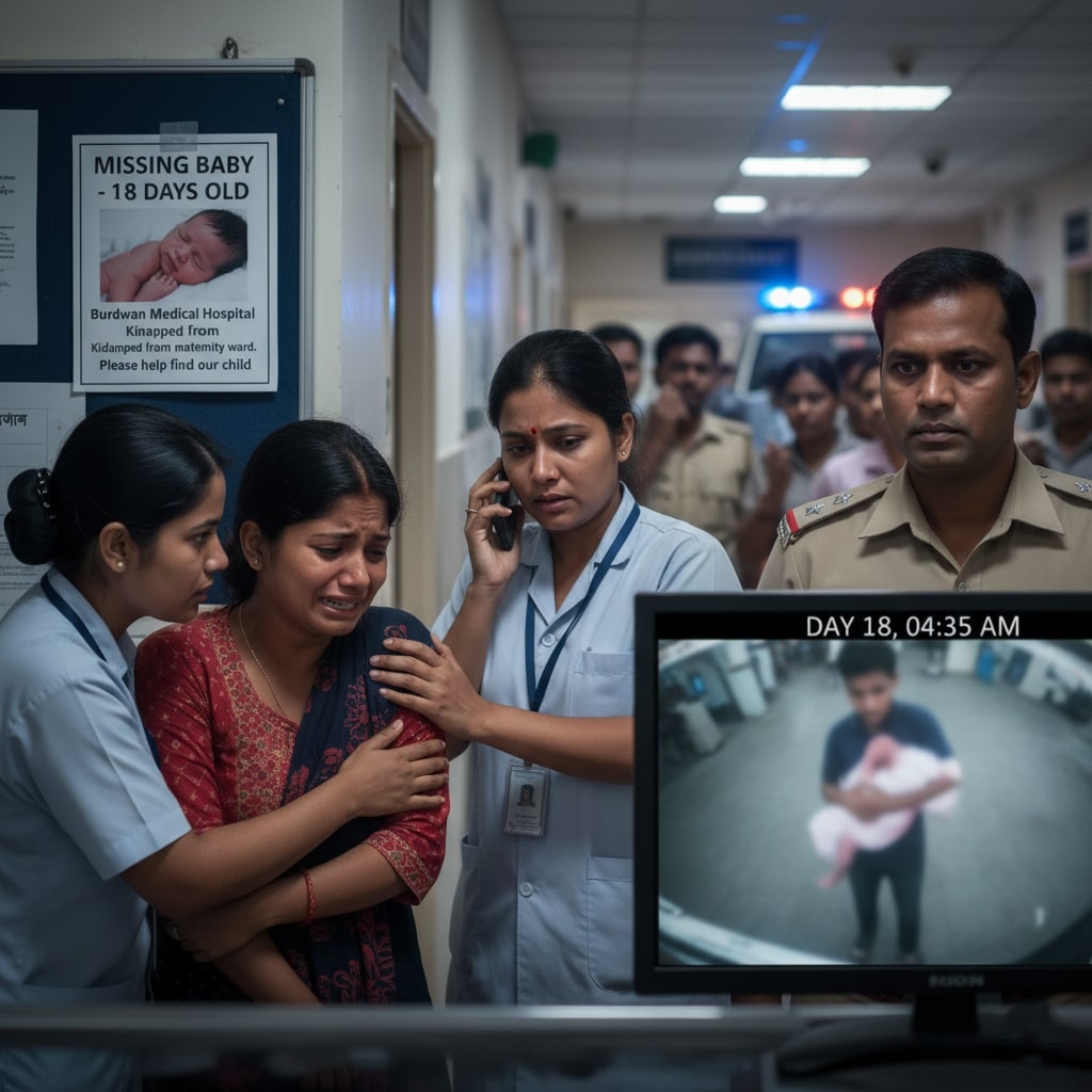 বর্ধমান মেডিক্যালে 18 দিনের শিশু চুরি মা-বাবার সামনেই অপহরণ জানুন সম্পূর্ণ ঘটনা