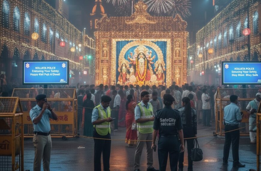 কলকাতা পুলিশ ও নিরাপত্তা সংস্থার উদ্যোগ: কালীপূজা ও দীপাবলিতে নিরাপত্তা ব্যবস্থা