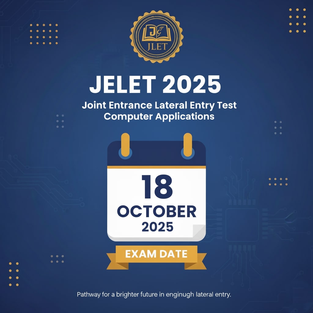 JELET ২০২৫ পরীক্ষা ১৮ অক্টোবর ২০২৫ (শনিবার) অনুষ্ঠিত হবে 
