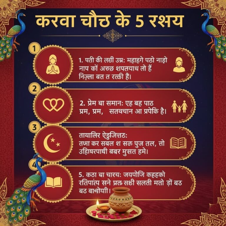 पति-पत्नी के रिश्ते में बढ़ाता है प्यार: करवा चौथ के 5 रहस्य