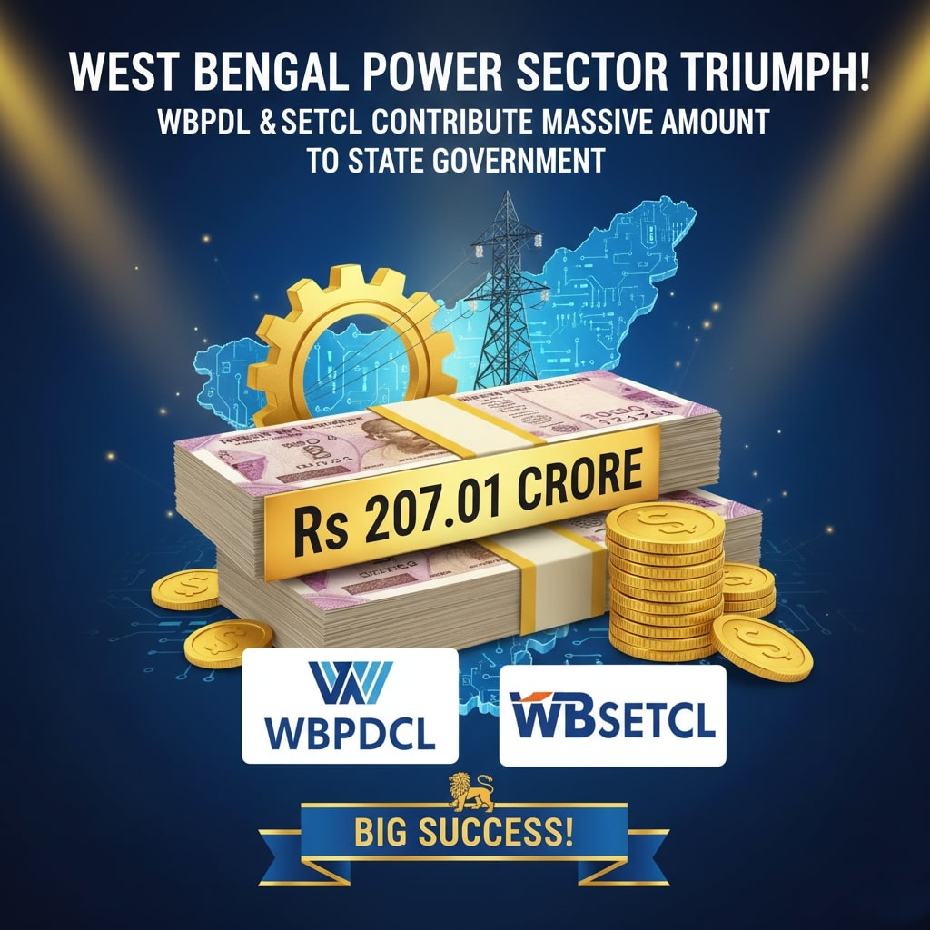 WBPDCL ও WBSETCL রাজ্য সরকারকে দিল ২০৭.০১ কোটি টাকা! পশ্চিমবঙ্গ বিদ্যুৎ খাতে বড় সাফল্য