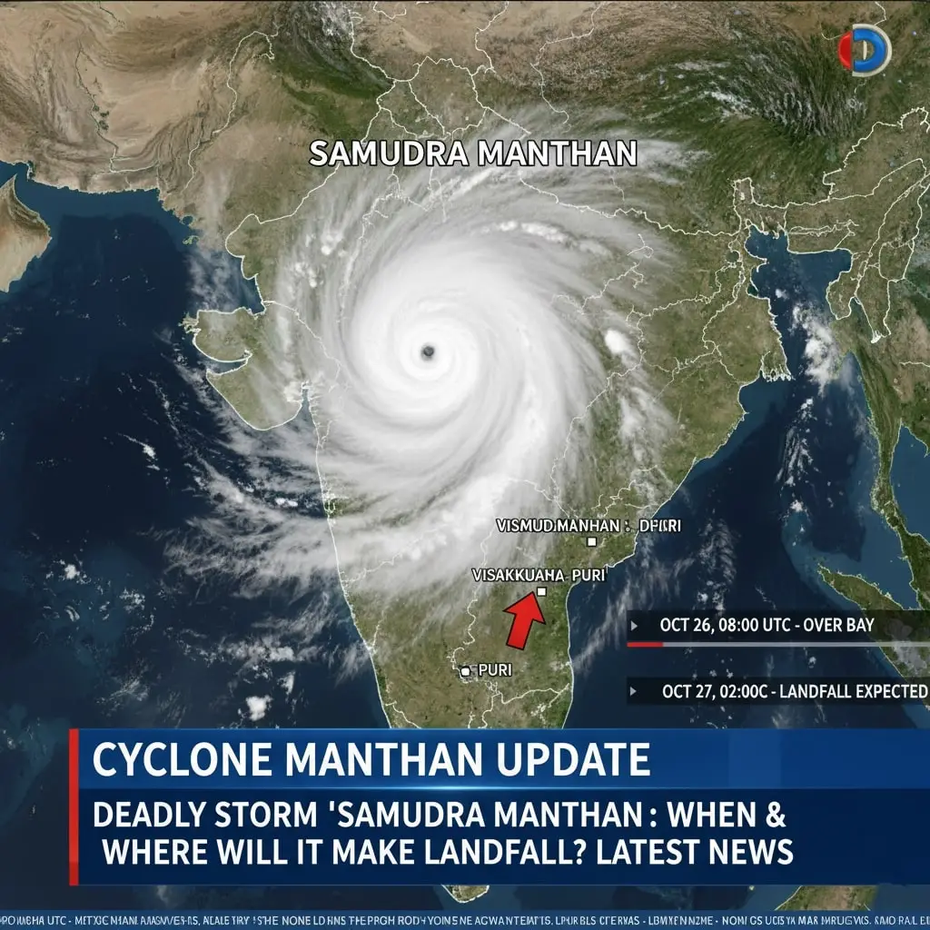 ঘূর্ণিঝড় মান্থা আপডেট: কখন কোথায় আছড়ে পড়বে ভয়াল ঝড় ‘সমুদ্র মন্থন’? জানুন সর্বশেষ খবর