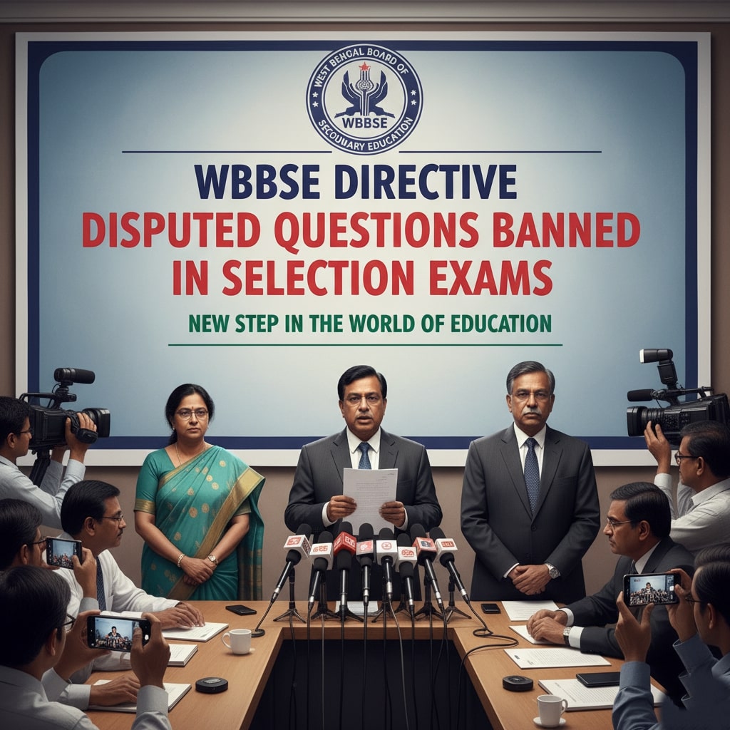 WBBSE নির্দেশ: নির্বাচনী পরীক্ষায় বিবাদিত প্রশ্ন নিষিদ্ধ – শিক্ষাজগতে নতুন পদক্ষেপ