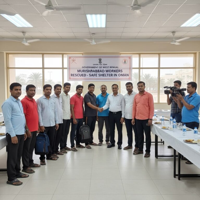 মুর্শিদাবাদের ১১ শ্রমিক ওমানে আটকা, রাজ্য সরকারের সহায়তায় নিরাপদ আশ্রয় পেলেন