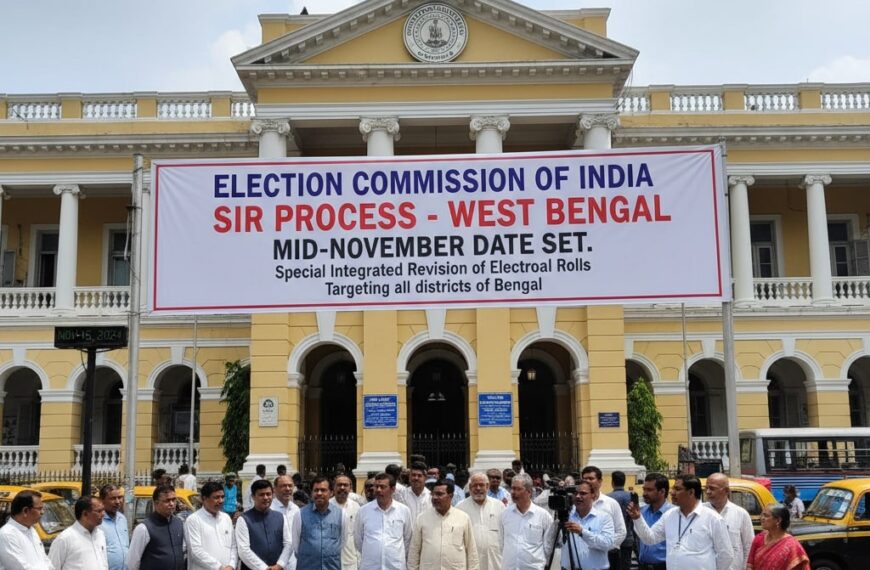 Election Commission of India sets mid-November date for SIR process in Bengal