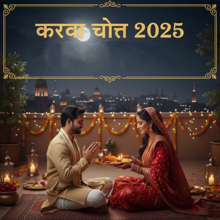 करवा चौथ 2025 व्रत विधि-पूजा सामग्री और टाइम टेबल – एक ही जगह सब कुछ जानें!