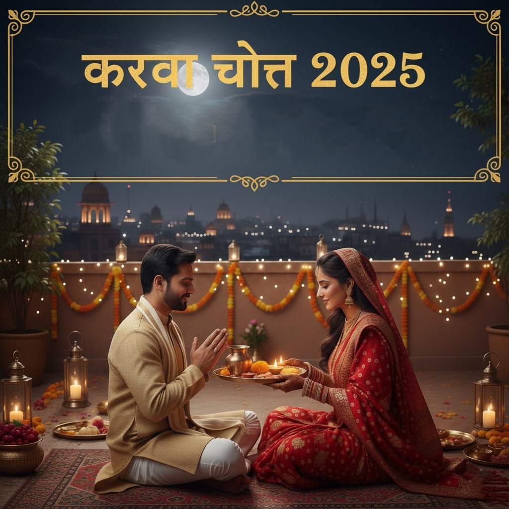 करवा चौथ 2025 व्रत विधि-पूजा सामग्री और टाइम टेबल – एक ही जगह सब कुछ जानें!