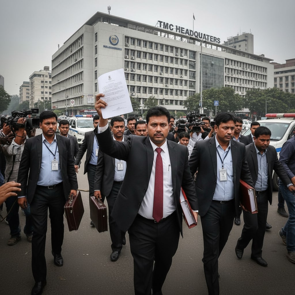 চাকরি কেলেঙ্কারিতে তৃণমূলের বড় ধাক্কা! আদালতের নির্দেশে ইডির অভিযান শুরু