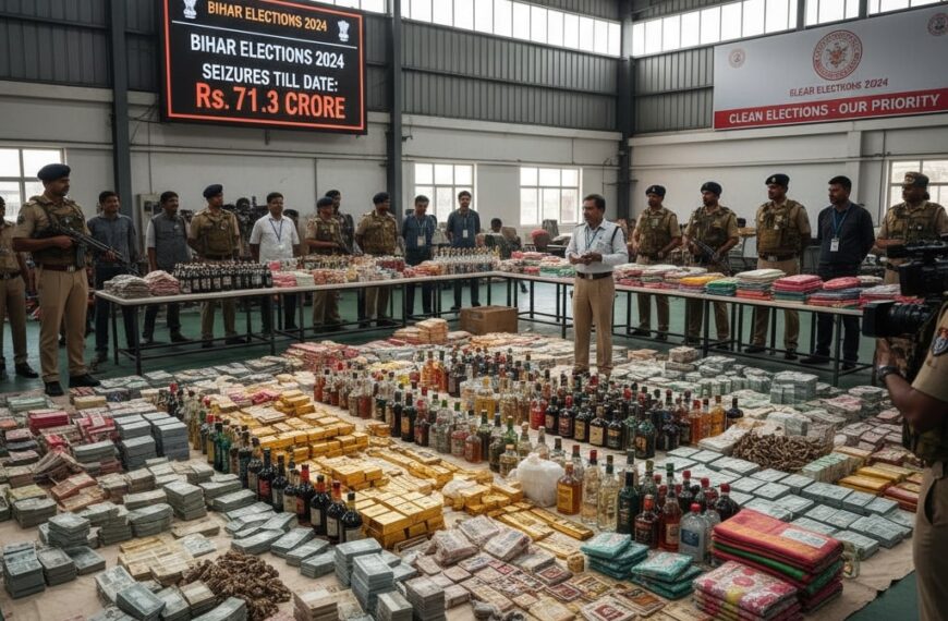 Goods worth Rs 71.3 crore seized ahead of Bihar elections