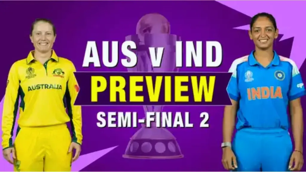 AUS-W vs IND-W Semifinal 2025