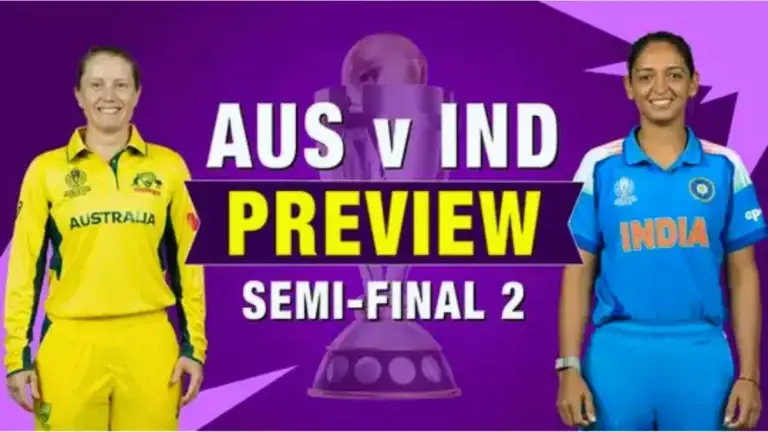 AUS-W vs IND-W Semifinal 2025