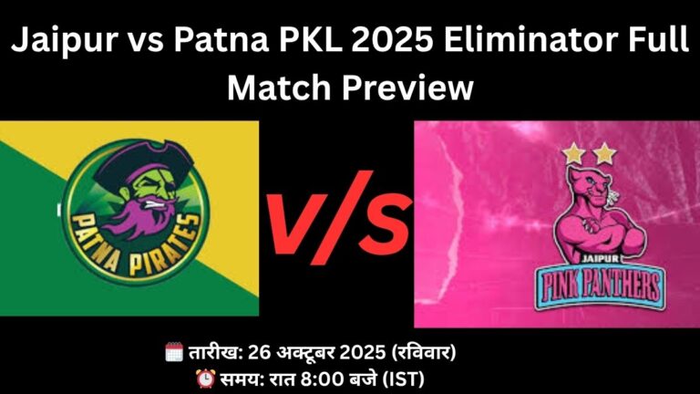 Jaipur vs Patna PKL 2025