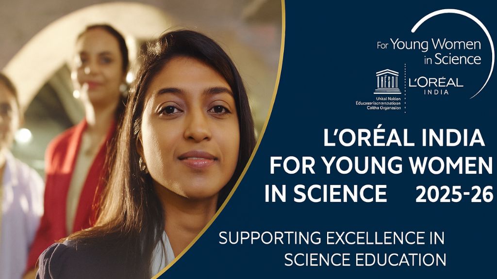 L’Oréal India For Young Women in Science Scholarship 2025-26