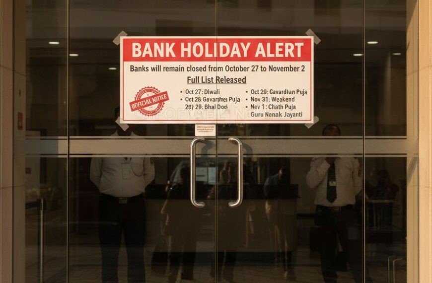 Bank Holiday Alert : 27 अक्टूबर से 2 नवंबर तक बैंक रहेंगे ठप – पूरी लिस्ट जारी