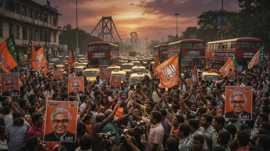 এসআইআর নিয়েই উত্তাল বাংলা! বিজেপির পরিকল্পনা নাকি নতুন ‘ভোট কৌশল’?”