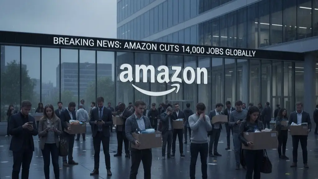 Amazon में एक और बड़ी छंटनी – 14,000 लोगों की नौकरी पर संकट