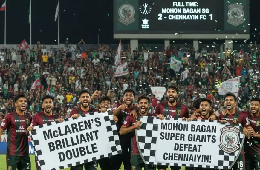ম্যাকলারেনের দুর্দান্ত ডাবল, চেন্নাইয়িনকে হারিয়ে জয়ী মোহনবাগান সুপার জায়ান্ট!