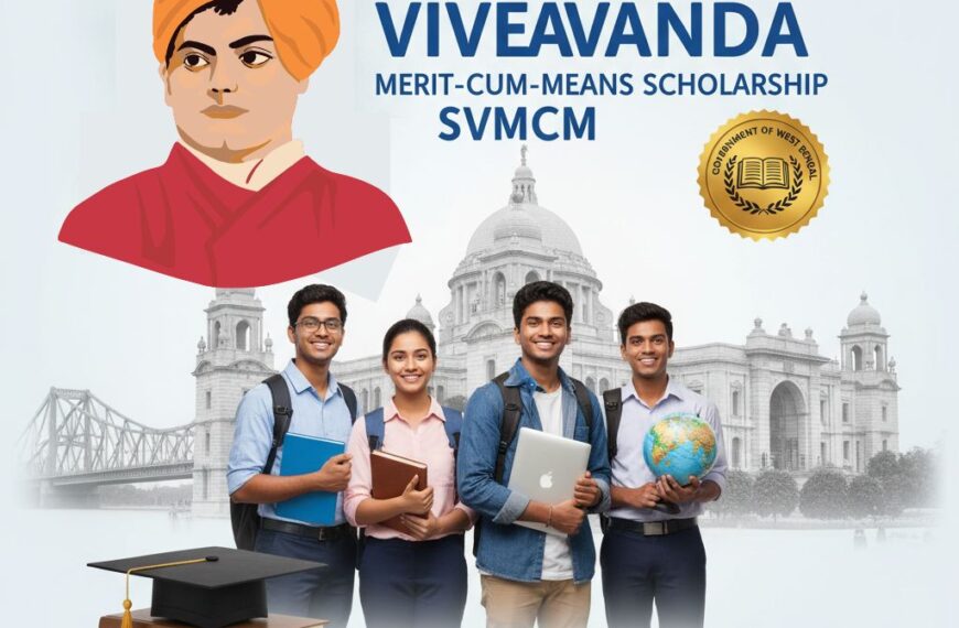 স্বামী বিবেকানন্দ মেরিট-কাম-মিন্স স্কলারশিপ (SVMCM) – পশ্চিমবঙ্গের মেধাবী শিক্ষার্থীদের জন্য সুযোগ