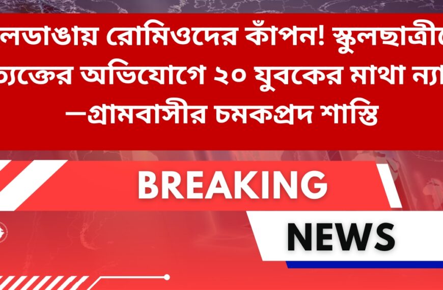বেলডাঙায় রোমিওদের কাঁপন! স্কুলছাত্রীকে উত্যক্তের অভিযোগে ২০ যুবকের মাথা ন্যাড়া—গ্রামবাসীর চমকপ্রদ শাস্তি