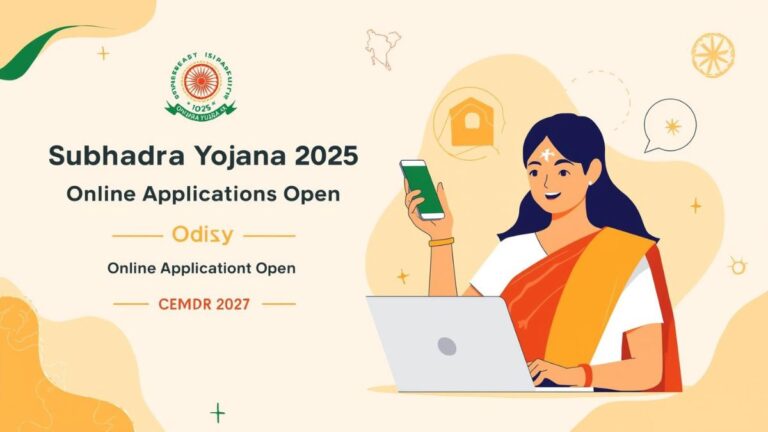 Subhadra Yojana 2025: अब खुल चुके हैं ऑनलाइन आवेदन! महिलाएं ऐसे करें रजिस्ट्रेशन और पाएं आर्थिक आज़ादी