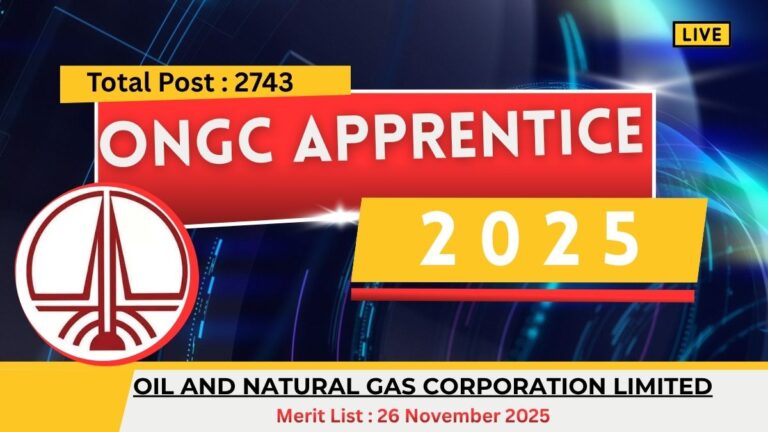 ONGC Apprentice Recruitment 2025