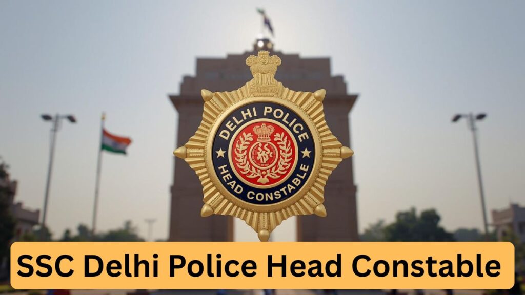 SSC Delhi Police Head Constable Correction Form 2025
